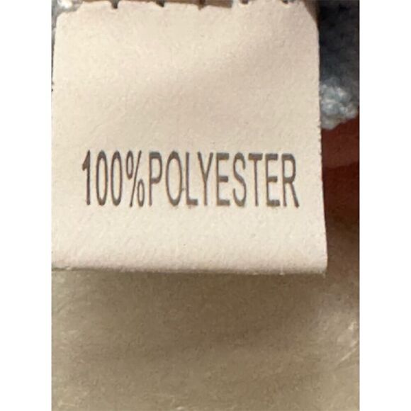 Women's Blue Relaxed Fit Half Zip Pullover Sweatshirt Size L Casual with pockets - Picture 10 of 12